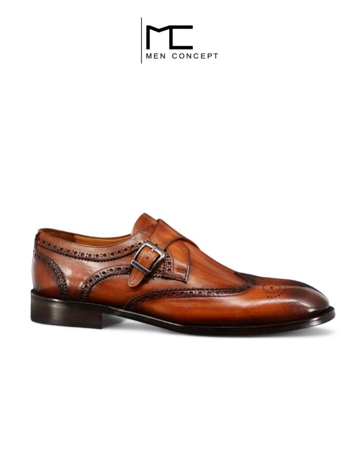 Cipele L.Milano onemonk handmade, braon